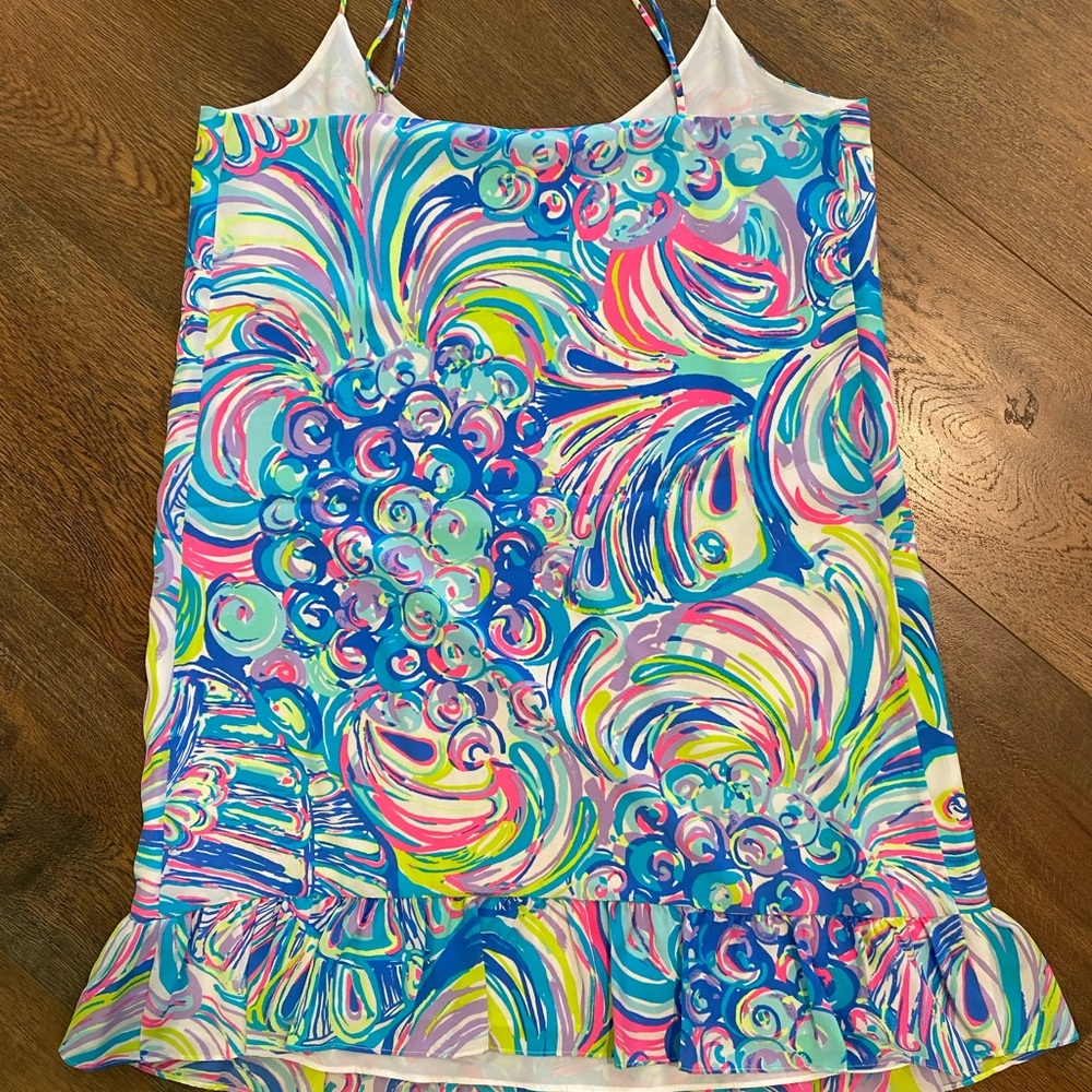 Lilly Pulitzer Pink and Blue Swirl Dress